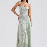 New Hot French Strapped Self-Repair Square Collar Exquisite Lace Dress HZ0628