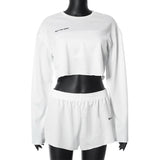 Women's Autumn New Clean Color Long-Sleeved Coat Head Casual Short Fashion Set DJPT