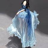 Teased Original Brilliant Starlit Lolita Girl Lolita Hand-Sleeved Dress Cute Suit 7287