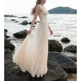 New Morning Robe High-End Dress Wedding Lace Fish Bone Bra Swing Net Yarn Dress