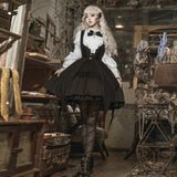 Teased Original Morning Witch Lolita Female Lolita Hat Shirt With Adorable Style Set 7150