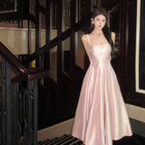 French Pink Fading Dress With Sling Dress Birthday Dress Big Swing Pony Dress Woman