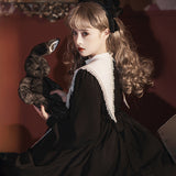 Design Hyol Cross Lolita Lolita Sweet Long-Sleeved Lolita Dress 6716