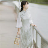 Design Lanting Sequence Chinese Wind Han Elements Daily Coat Dress Set Autumn And Winter 6708