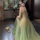 Sling Dress Women's Summer Dress Gentle Wind Net Yarn Fairy Dress Temperament Dress Dress Dress