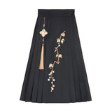 Maple Chinese Costume Chinese Style Improvement Han Element Vest Shirt Half Skirt Set 8959