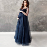 Bead Mesh Yarn According To Pregnant Women Sexy Loose Mowing Dress 1196 Pregnant Women's Dress Maternity