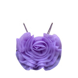 Wind Eagan Yarn Three-Dimensional Flower Sling Vest Summer New Ocean Chic Short Top DJPT