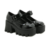 Mary Jane Women's Shoes 2024 New Square Head Small Tall Shoes Pine Cream Sole Coarse Single Shoes Women High Quality Shoes