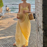 Niche Loose Lazy Wind Age Sling Dress 2024 Summer New Sexy Naked Woman