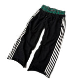 Simple Striped Casual Pants Men And Women Retro Harajuku Loose Straight DJPT