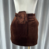 Starry Sky Flashing A Word On The Shoulder + Velvet Flower Half Skirt Two Sets 2024 New