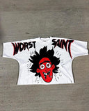 Men's T-Shirt Oversized Graphic Gothic Harajuku Short Sleeve Men's T-Shirt Y2k Top Punk T-Shirt DJPT