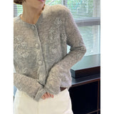 South Oil Heavy Industry Glid Light Long Sleeve Knit Shirt 24 Autumn And Winter Gentle Set Long-Sleeved Coat