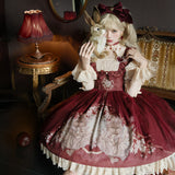 Jam Original Design Mystery Park Lolita Girl Lolita T-Shirt Dress Everyday Cute Set 7022