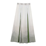 Design Green Chinese Style Improvement Han Elements Han Suit Women's Sling Dress Dress Set 8572