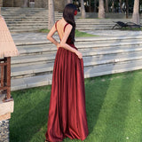 Tourism Wearing Bohemian Long Dress Dress To Take Pictures Of Sling Skirt Desert Red Skirt Women Summer