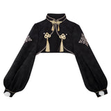 Pavilion Original Witch Girl Hanfu Women's New Chinese Style Blouse Leg Sling Skirt Skirt Suit 9321