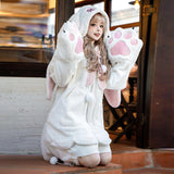 Teased Original Black Claw Little Beast Lolita Woman Lolita Coat Foot Cover Everyday Cute Sweet Suit 6963