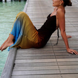 Women's New Slings Gradient Sleeveless Dress Dress HZ0628