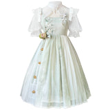 Design Wind Lily Jsk Man Element Dress Daily National Style Lolita Sweet Dress 6743