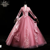 Performance Suit V-Neck 2025 New Color Yarn Vocal Art Canopy Skirt Host Dress Woman Retro