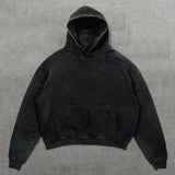 Fashion Vintage Skull Print Hoodie Y2k Couple Street Hoodie DJPT