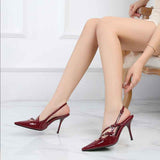 Yuanying's Same Fur Heeled Sandals With Cat Heel With High Heels High Quality Shoes