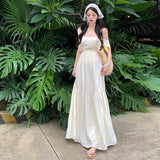Leaf Belt Leaf Belt And Leaf Dress Woman's New Summer Ethereal Flawed Suspension Dress For 2024
