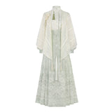 And Poetry Chinese Style Improvement Han Elements Women's Shirt Shawl Half Dress Suit 8923