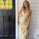 Women's Explosive Waveside Sling Dress - Long-Term Stocking Assured Shelves DJPT