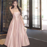 French Pink Fading Dress With Sling Dress Birthday Dress Big Swing Pony Dress Woman