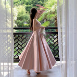 French Pink Fading Dress With Sling Dress Birthday Dress Big Swing Pony Dress Woman