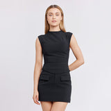 Summer 2025 New Temperament Fashion Dresser Vest Dressed Ass Skirt Professional Style Suit Woman DJPT