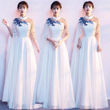 Performance Dress Female Dress Adult White Solo Contest Poetry Recitation Guzi Ancient Style Dress 2025 New