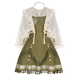 Design Cicdas Chinese Style Improvement Han Element Women's Shawl Sling Skirt Set 9132