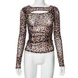 Women's Summer 2024 New Solid Color Long Sleeve Bottom Net Slamm Slamm An Empty Top DJPT