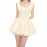 Babes Niche Design Dress Temperament High-End Sexy Skinny Princess Ponmp Dress HZ0628