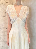 Beautiful Dress French Temperament High-End Feeling Super Good-Looking Niche Do Not Hit The Waist White Lace Dress