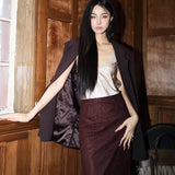 Zhao Sanguan Sexy Lace V Collar Thin Inside Cloth Plus Half-Body Dress Suit