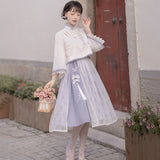 Design Widgush Chinese Style To Improve The Daily Hanfu Women's Elemental Dress Half Dress Spring And Autumn 8521