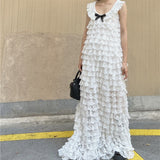 Fashion Brand SHU The Same Princess Sweet Fairy Collar Sleeveless Lace Cake Dress Dress Dress