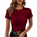 2025 Summer OL T-Shirt Collage Long Sleeve Round-Necked Women's T-Shirt Agent DJPT