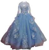 Performance Suit V-Neck 2025 New Color Yarn Vocal Art Canopy Skirt Host Dress Woman Retro