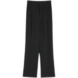 Suit Pants Women Spring And Autumn New Straight Loose Pendant High Waist Broad Leg Pants Hanging Summer Trousers Thin Trend DJPT