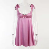 French Dress With Thoracic Dress With Smeared Skirt Slingy French Sling Dress