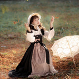 Design Dusk Chinese Style Improvement Han Elements Hanfu Women's New Chinese Top Dress Dress Set 8459