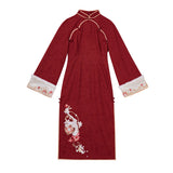 Xiang Snake Presents Rui Hanfu Women's Chinese Style Improve Han Element Mague Cheongsam Set X161