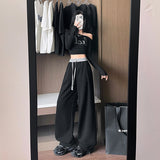 Popular Thin Pants Autumn New Color Trousers Women Loose Thin Leisure Loose Loose Trousers DJPT
