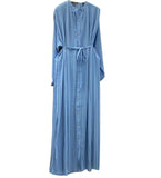 Casual Simple Style Dress 2025 Summer Fashion Long Sleeves With Loose Large-Size Dress Woman